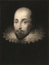William Shakespeare (1564-1616), engraved by Charles Turner (1773-1857) (engraving) | Obraz na stenu