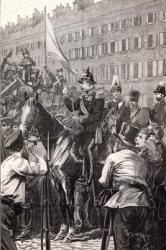 The King of Prussia addressing the Berliners in 1848 (engraving) | Obraz na stenu