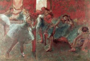 Dancers at Rehearsal, 1895-98 (pastel on paper) | Obraz na stenu