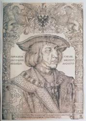 Maximilian I, Emperor of Germany (1459-1519), 1518 (woodcut) | Obraz na stenu