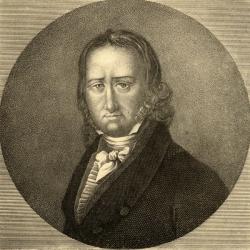 Henri Benjamin Constant de Rebecque (1767-1830) (engraving) | Obraz na stenu
