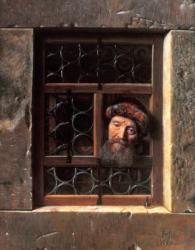 Man at a Window, 1653 (oil on canvas) | Obraz na stenu