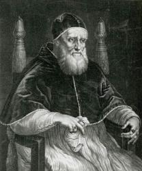 Pope Julius II (1443-1513) (engraving) | Obraz na stenu