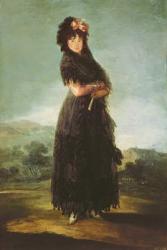 Mariana Waldstein (1763-1808) 9th Marquesa of Santa Cruz, c.1797-99 (oil on canvas) | Obraz na stenu