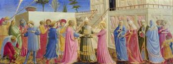 The Marriage of the Virgin, c.1435 (tempera on panel) | Obraz na stenu