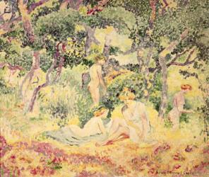 Nudes in a Wood, 1905 (oil on canvas) | Obraz na stenu