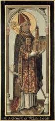Votive Panel Depicting St. Ansgar, 1457 (oil on panel) | Obraz na stenu