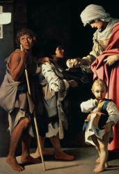 Charity, c.1611 (oil on canvas) | Obraz na stenu
