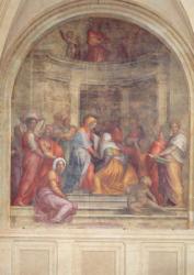 The Visitation, from the cloister, 1516 (fresco) | Obraz na stenu