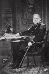 Portrait of Winfield Scott (1786-1866) (litho) | Obraz na stenu