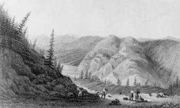 View on the Barren Lands, 1826 (engraving) | Obraz na stenu