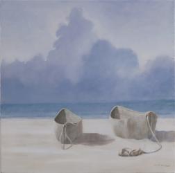 Fishermen's dugout, Kilifi, 2012 (acrylic on canvas) | Obraz na stenu