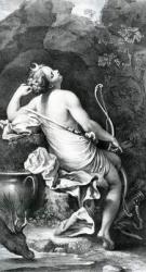 Diane Endormie, 18th Century (engraving) | Obraz na stenu