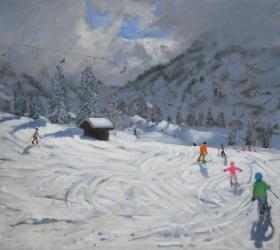 Kitzbuhel, Austria, 2008 (oil on canvas) | Obraz na stenu