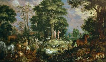 Garden of Eden (oil on canvas) | Obraz na stenu
