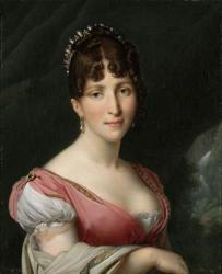 Portrait of Hortense de Beauharnais, Queen of Holland,1805-9 (oil on canvas) | Obraz na stenu