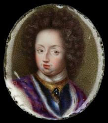 Miniature of Charles XI, King of Sweden, 1690 (enamel on copper) | Obraz na stenu