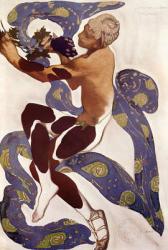 'L'Apres Midi d'un Faune', costume design for Nijinsky (1890-1950) from 'l'Art Decoratif de Leon Bakst' by Arsene Alexandre (1859-1937) and Jean Cocteau (1889-1963) 1912 (gouache on paper) | Obraz na stenu
