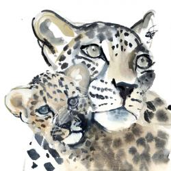 Maternal Bond, 2015, (watercolour on paper) | Obraz na stenu