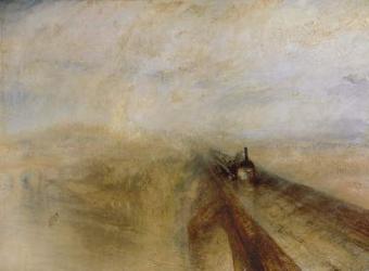 Rain Steam and Speed, The Great Western Railway, painted before 1844 (oil on canvas) | Obraz na stenu