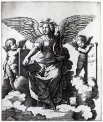 Poetry, c.1515 (engraving) | Obraz na stenu