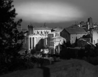 View of Roman Forum;Temple of Antoninus and Faustina | Obraz na stenu