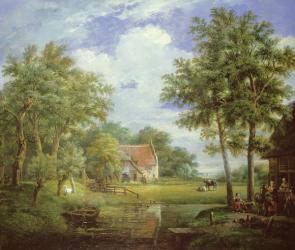 Dutch Farm Scene | Obraz na stenu