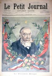 President Kruger, front cover of 'Le Petit Journal', 2 December 1900 (coloured engraving) | Obraz na stenu