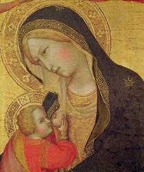 Virgin with Child (oil on panel) | Obraz na stenu