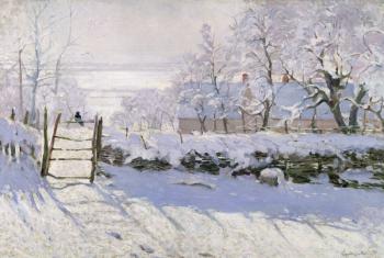 The Magpie, 1869 (oil on canvas) | Obraz na stenu