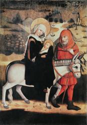 Flight Into Egypt (tempera on panel) | Obraz na stenu