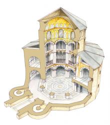 Palatine Chapel. Aachen. Germany | Obraz na stenu