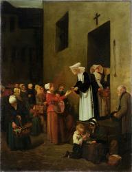 Charity, 1851 (oil on canvas) | Obraz na stenu