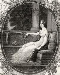 Empress Josephine, from 'Histoire de la Revolution Francaise' by Louis Blanc (1811-82) (engraving) | Obraz na stenu