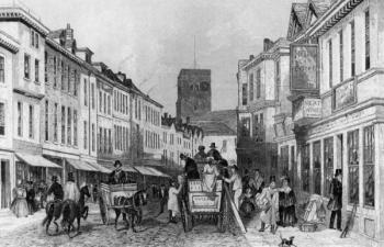 Dartford, Kent, c.1830 (engraving) | Obraz na stenu