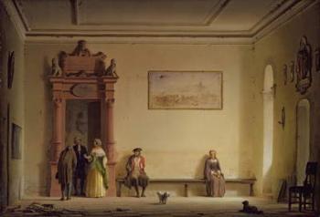 The Waiting Room, 1857 (oil on canvas) | Obraz na stenu