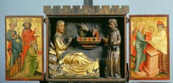 The Harvester Altar, c.1410 (tempera on oak) (see also 145254 and 145255) | Obraz na stenu