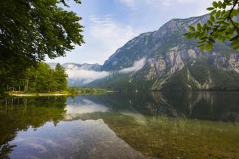 Lake Bohinj (Bohinjsko jezero), Triglav National Park, Upper Carniola, Slovenia (photo) | Obraz na stenu