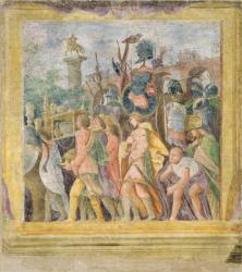 The Triumph of Caesar (fresco) | Obraz na stenu