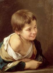A Peasant Boy Leaning on a Sill, 1670-80 (oil on canvas) | Obraz na stenu