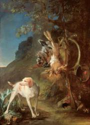 Dog and Game, 1730 (oil on canvas) | Obraz na stenu