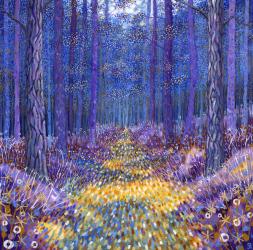 Blue Forest 2, 2012, (acrylic on canvas) | Obraz na stenu