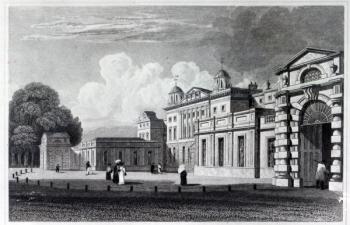 Badminton House (engraving) | Obraz na stenu