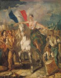 Study for 'Liberty', 1830 (oil on canvas) | Obraz na stenu