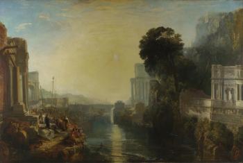 Dido building Carthage, or The Rise of the Carthaginian Empire, 1815 (oil on canvas) | Obraz na stenu