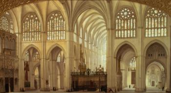 The interior of Toledo Cathedral, 1856 | Obraz na stenu