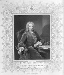 Horatio Walpole (engraving) | Obraz na stenu