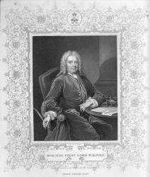 Horatio Walpole (engraving) | Obraz na stenu