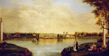View of the Kuskovo Palace. 1839 (oil on canvas) | Obraz na stenu