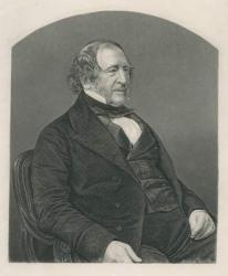 John Campbell, 1st Baron Campbell of St. Andrews, engraved by D.J. Pound from a photograph, from 'The Drawing-Room of Eminent Personages, Volume 2', 1860 (engraving) | Obraz na stenu